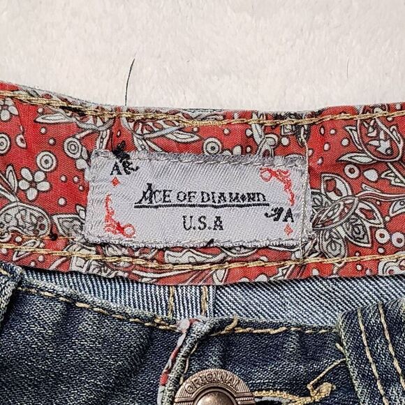 Ace of Diamond Jeans boys size 6 Distressed Denim jeans - Picture 8 of 9